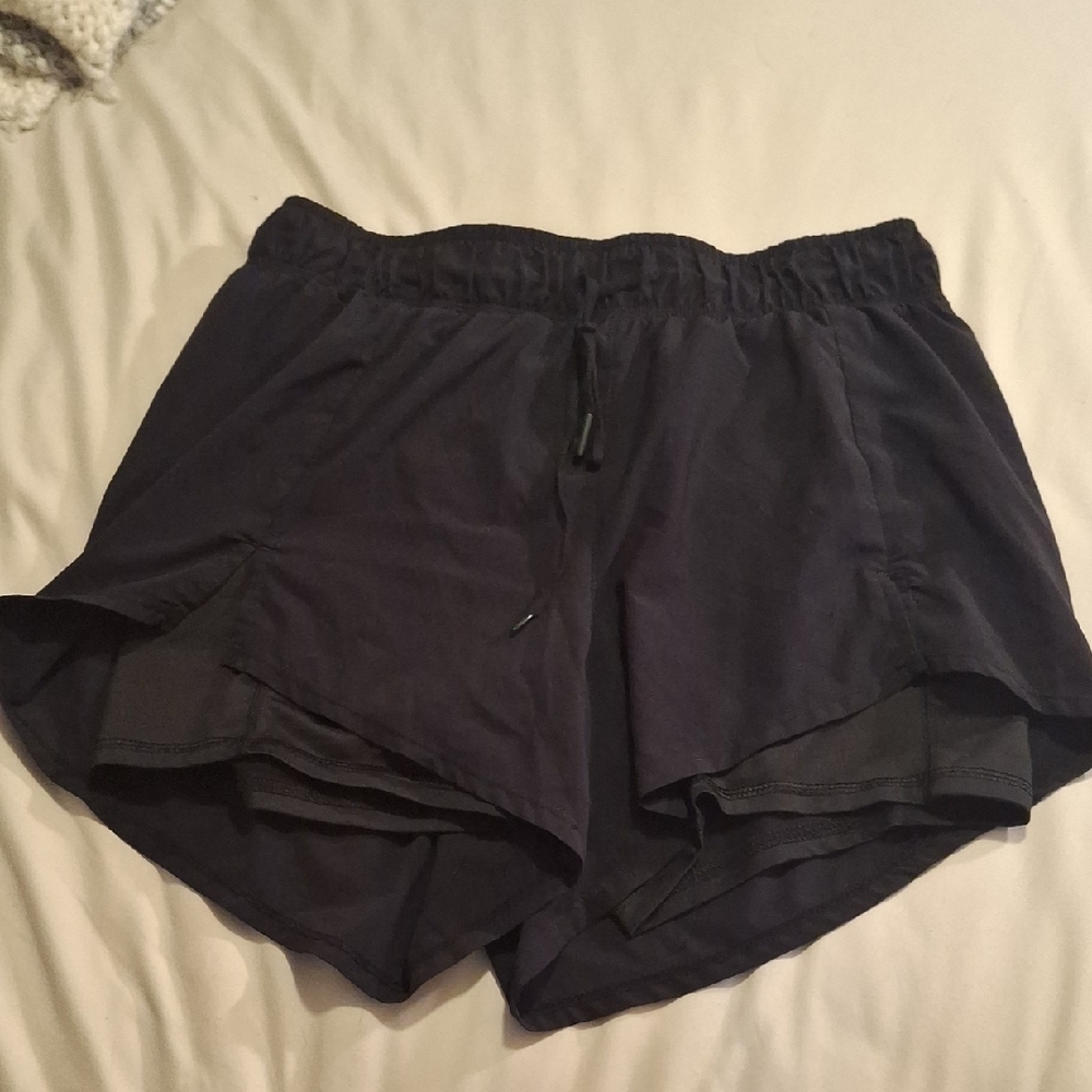 Avia Black Athletic Shorts With Lining